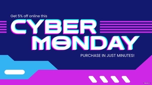 Cyber Monday Flyer Background