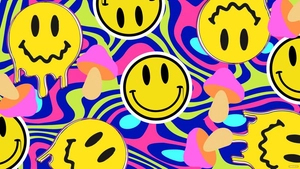 Trippy Hippie Background