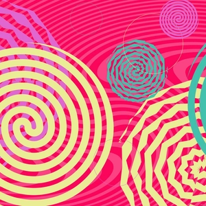 Trippy Art Background