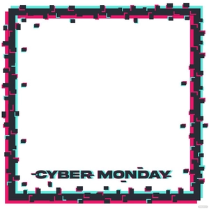 Cyber Monday Border Clipart