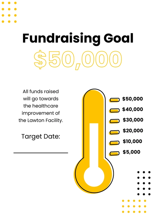 Fundraising Progress Chart Template