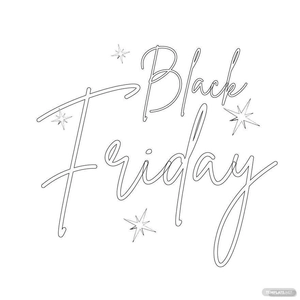Beautiful Black Friday Drawing