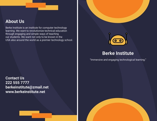 Institute Of Computer Technology Brochure