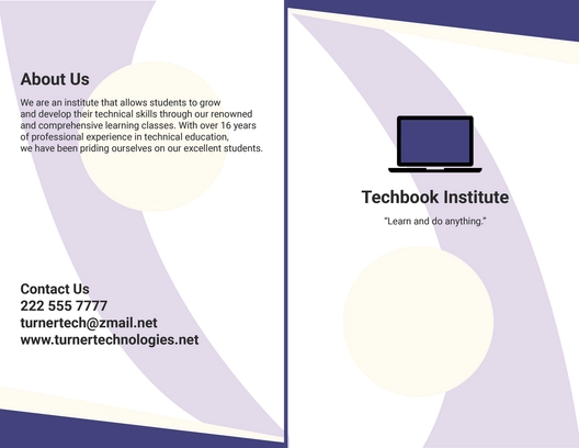 Computer Institute Class Brochure