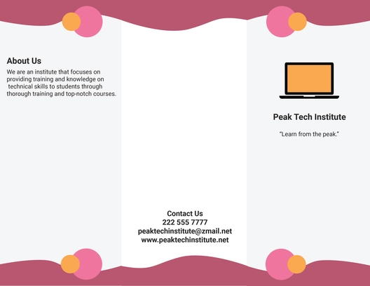 Simple Computer Institute Brochure