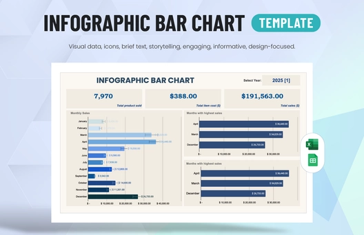 Infographic Bar Chart Template Infographic Bar Chart Template