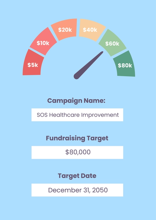 Fundraising Target Chart