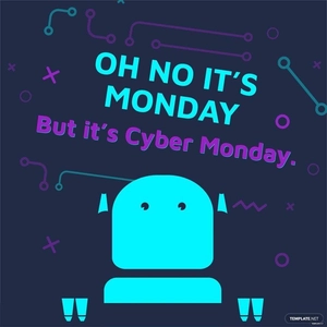 Cyber Monday Meme Vector