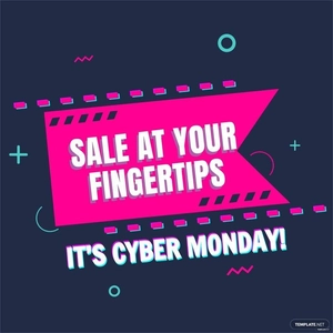 Cyber Monday Sale Vector