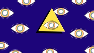 Minimalist Trippy Background