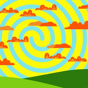 Trippy Sky Background