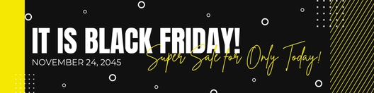 Black Friday Linkedin Banner