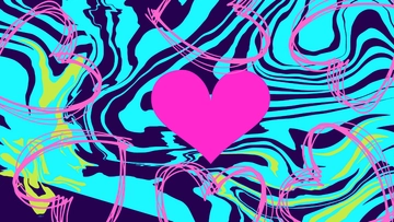Free Love Trippy Background Template to Edit Online