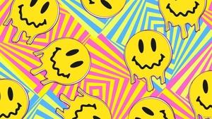 Trippy Pattern Background