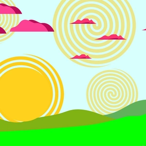 Landscape Trippy Background