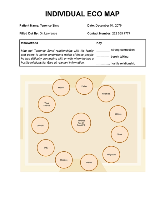 Individual Ecomap Template