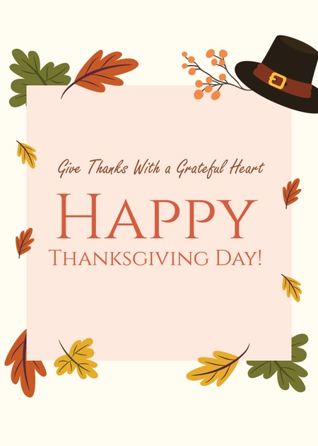 Thanksgiving Day Greeting Card
