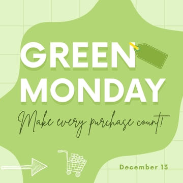 Green Monday WhatsApp Post