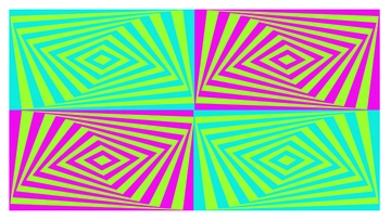 Free Trippy Border White Background Template to Edit Online