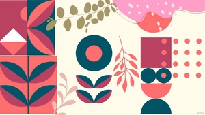 Aesthetic Geometric Background