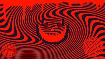 Free Trippy Creepy Background Template to Edit Online