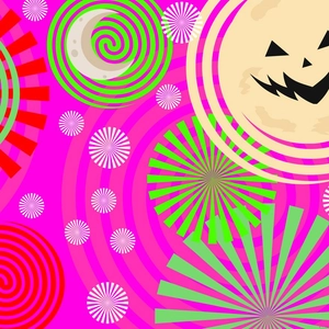 Trippy Moon Background