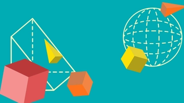 Free 3d Geometric Background Template to Edit Online