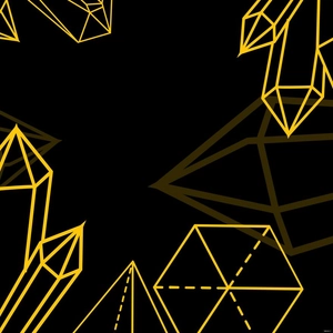 Black And Gold Geometric Background