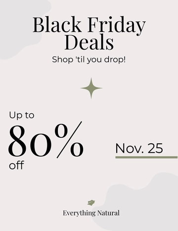 Free Sale Black Friday Flyer Template to Edit Online