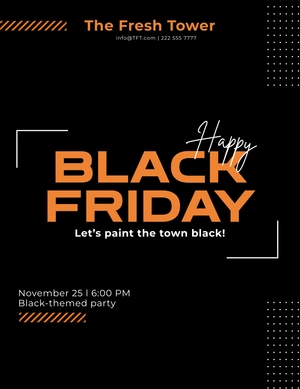 Happy Black Friday Flyer