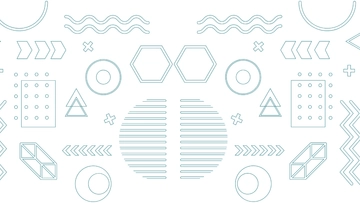 Free Geometric Transparent Background Template to Edit Online