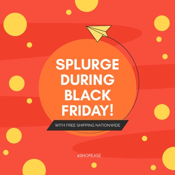 Free Black Friday Instagram Ads Template to Edit Online