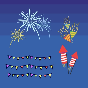 Free New Year's Eve Design Clipart Template to Edit Online