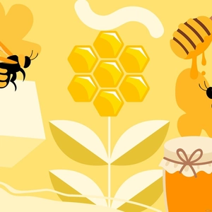 Yellow Geometric Background