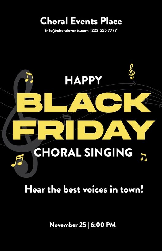 Happy Black Friday Poster