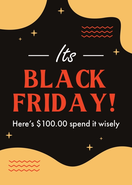 Black Friday Greeting Card