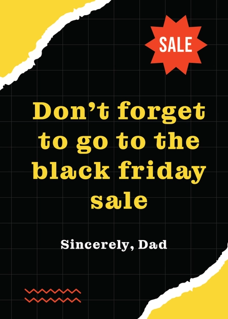 Black Friday Card