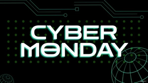 Cyber Monday Green Background