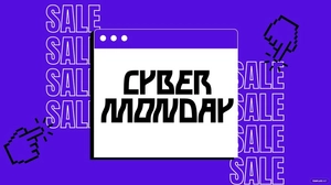 Cyber Monday Plain Background