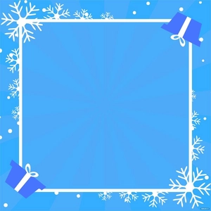 Boxing Day Border Vector