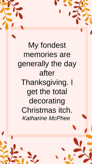 Katharine McPhee's Post-Thanksgiving Christmas Joy Quote