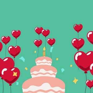 Birthday Love Background