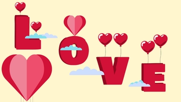 Free Love Word Background Template to Edit Online
