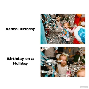 Christmas Birthday Meme