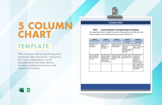 5 Column Chart