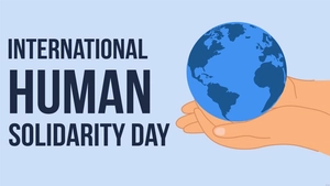 International Human Solidarity Day Image Background