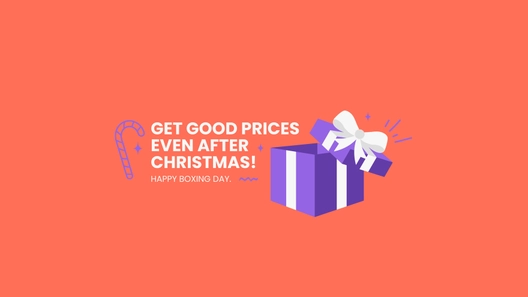 Boxing Day Youtube Banner