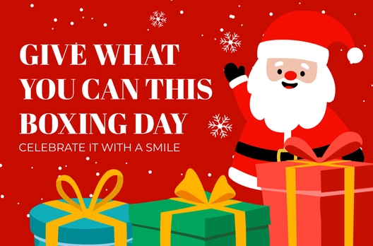 Happy Boxing Day Banner