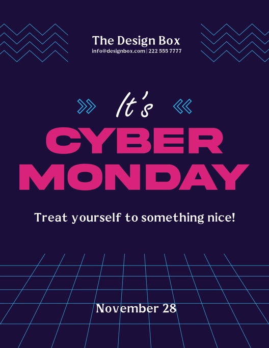 Cyber Monday Flyer