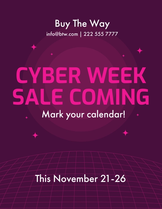 Creative Cyber Monday Flyer